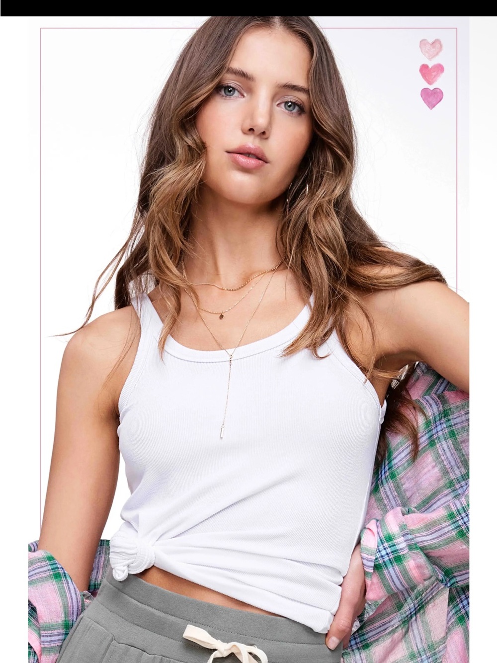 🆕🤍WHITE SOPHIE TANK